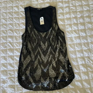 Express sequin tank top
